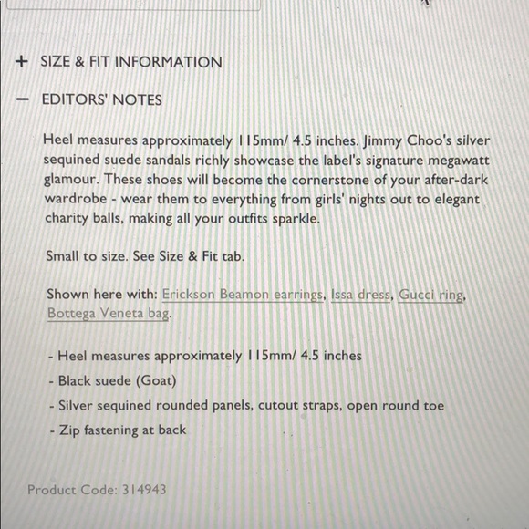 NEW in BOX Jimmy Choo suede sequin ankle strap 8 - Picture 5 of 6